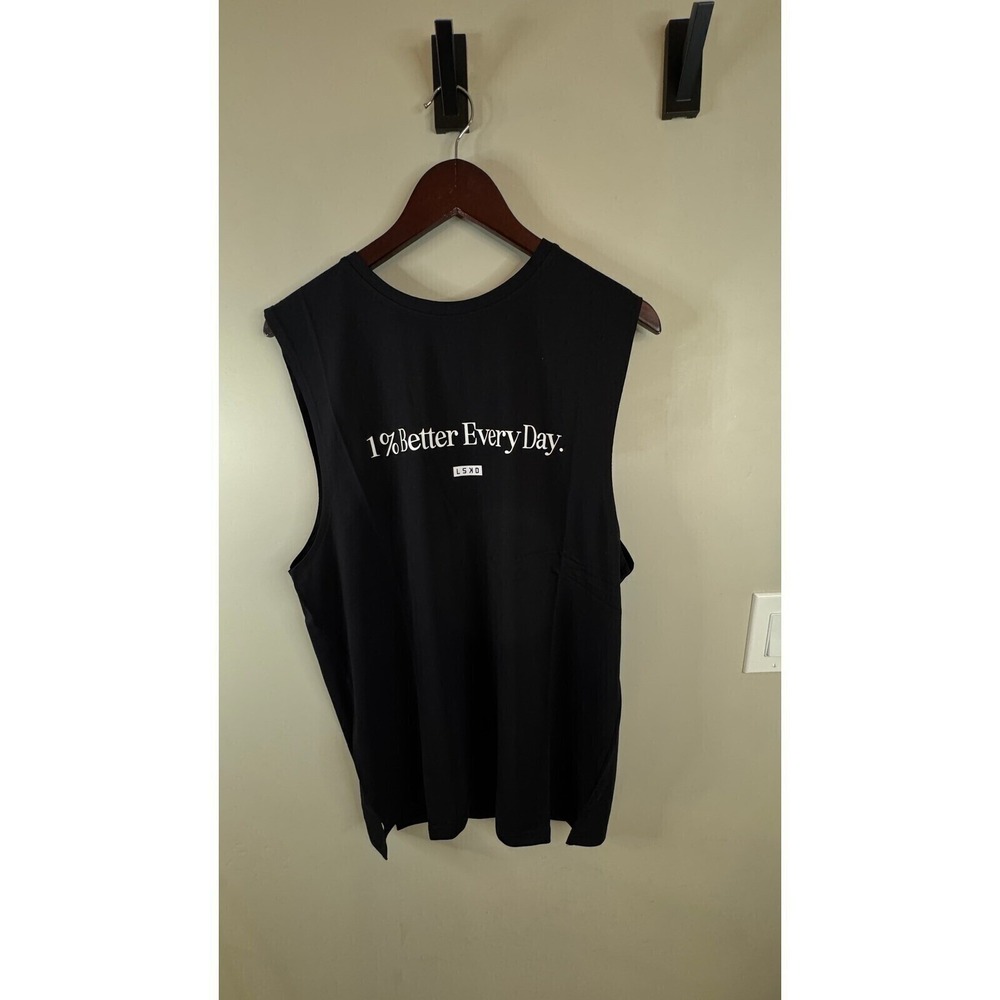 Black Sleeveless Tank Top with Crew Neck